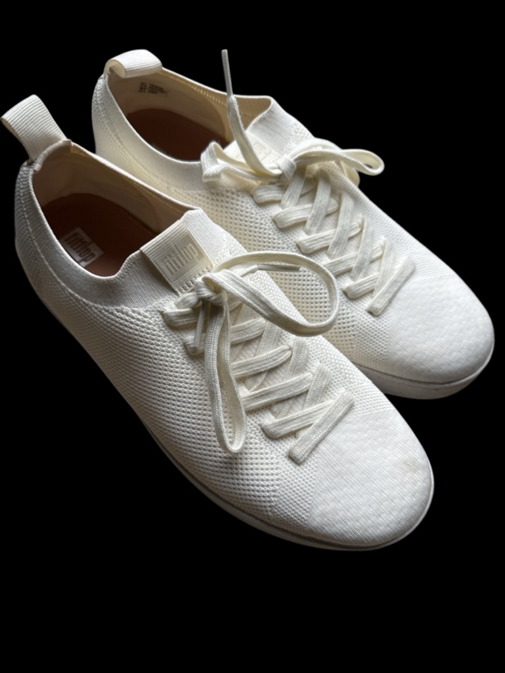 FitFlop Cream Knit Slip-On Sneaker